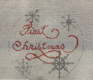 Vintage Canvas - First Christmas