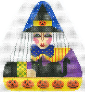 Triangle Witch with Black Cat