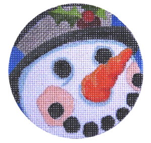 Snowman Round Ornament