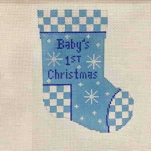 Baby's 1st Christmas - Blue