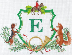 Monogram Crest - Fox Hound