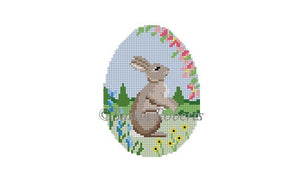 Rabbit in Flowers 441