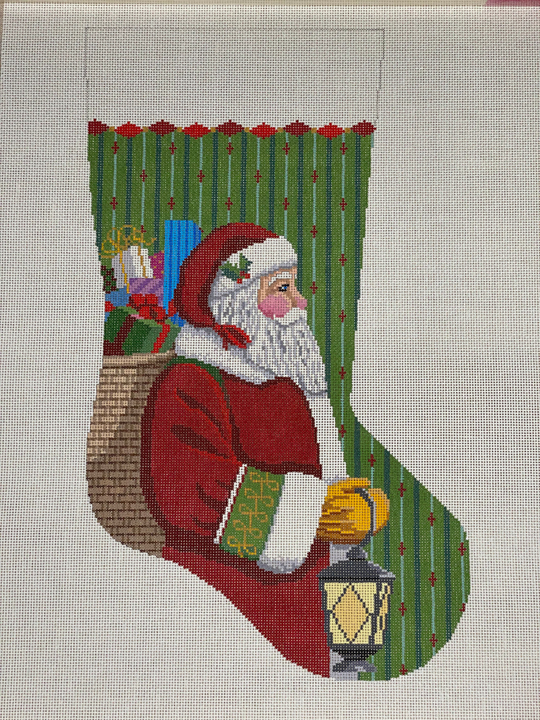 Stocking - Lantern Santa