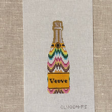 Load image into Gallery viewer, Veuve Bottle - Flame Stitch
